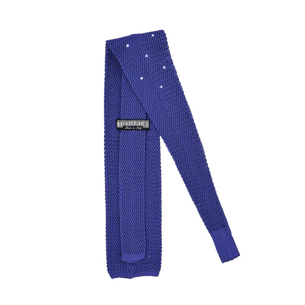 Pois Örme İpek Kravat - Leylak - Bonherre