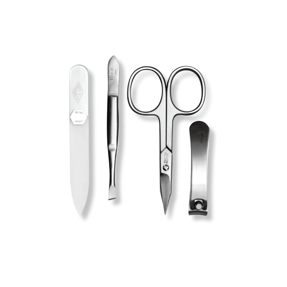 4 Parçalı Manikür Seti - Siyah Kılıf - Bonherre