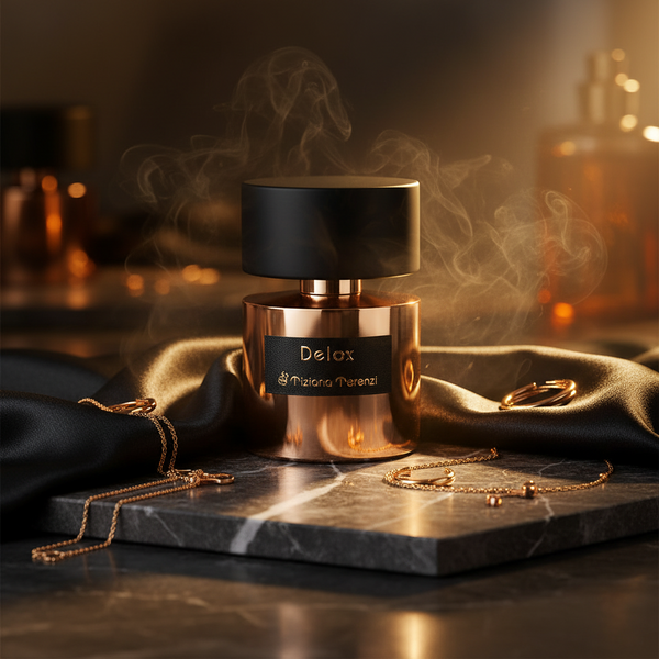 Bonherre mağazasından Tiziana Terenzi Delox EDP, kahve, Türk gülü, vanilya ve bal notalı lüks unisex niş parfüm.