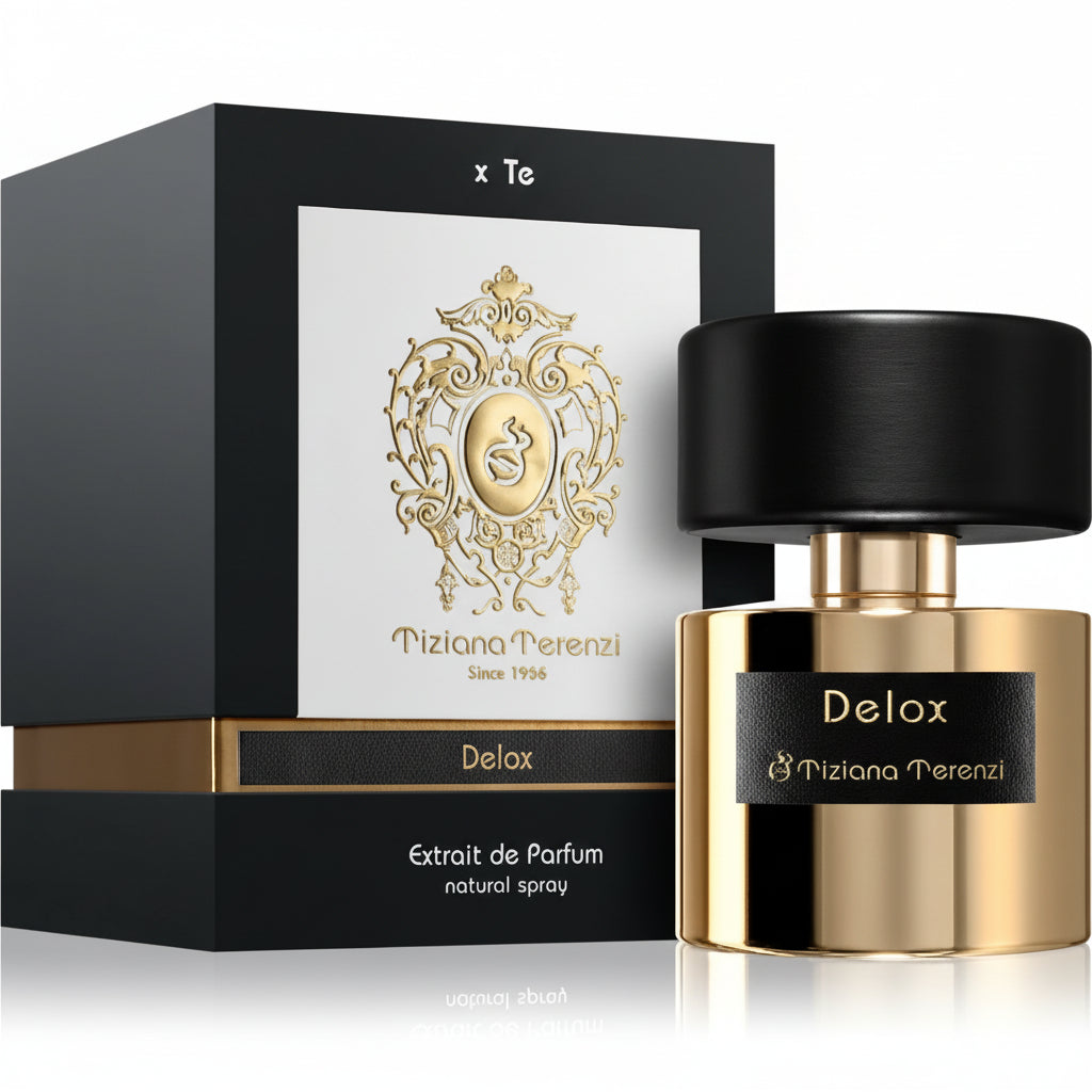 Bonherre mağazasından Tiziana Terenzi Delox EDP, kahve, Türk gülü, vanilya ve bal notalı lüks unisex niş parfüm.