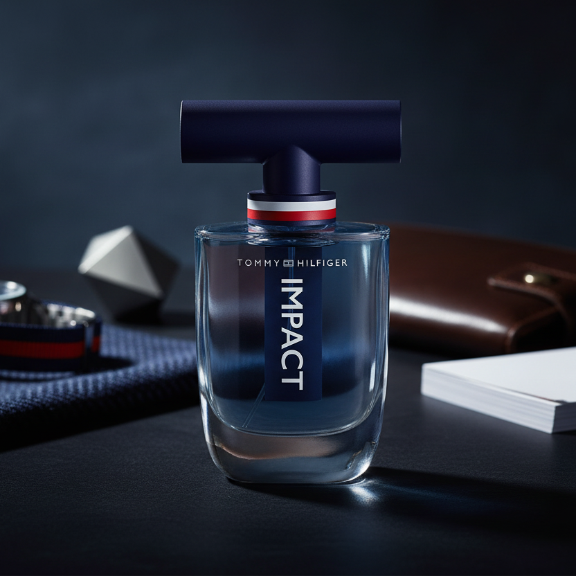 Bonherre mağazasından Tommy Hilfiger Impact EDT, acı portakal, selvi ve Akigalawood® notalı modern erkek parfümü.