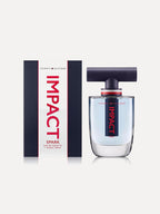 Bonherre mağazasından Tommy Hilfiger Impact Spark EDT, yeşil incir, kakule ve Akigalawood® notalı modern erkek parfümü.