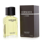 Bonherre mağazasından Versace L'Homme Eau de Toilette 100 ml, deri ve odunsu notaların asil uyumunu yansıtan klasik erkek parfümü.