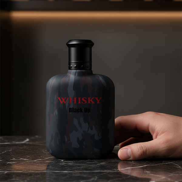 Bonherre mağazasından Whisky Black Op EDT, biber, ambroksan ve vetiver notalı gizemli ve güçlü odunsu aromatik erkek parfümü.