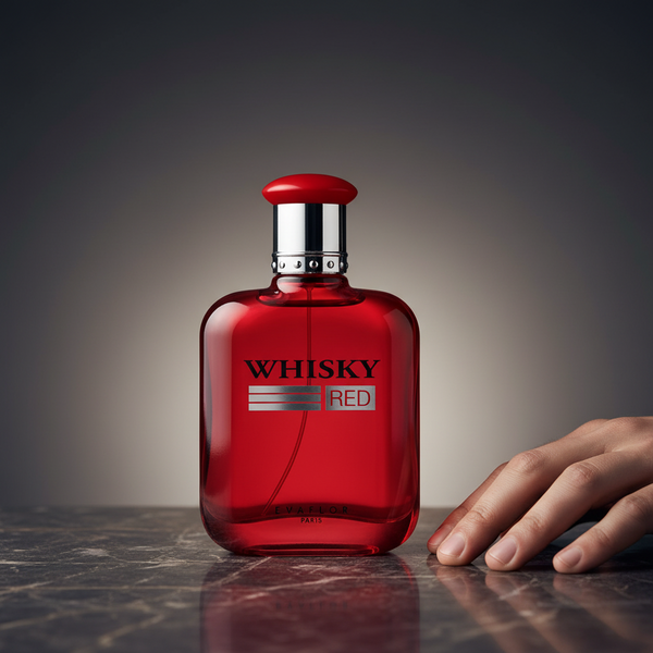 Bonherre mağazasından Whisky Red For Men EDT, elma, kişniş ve tonka fasulyesi notalı aromatik baharatlı erkek parfümü.