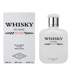 Bonherre mağazasından Whisky Sport Homme EDT, limon, zencefil ve sandal ağacı notalı dinamik narenciye aromatik erkek parfümü.