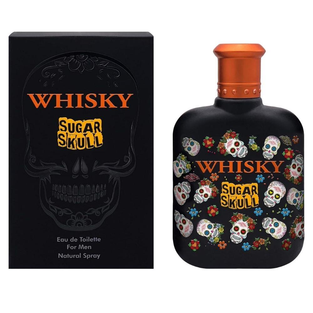 Bonherre mağazasından Whisky Sugar Skull EDT, Meksika karnavalı temalı, Türk gülü ve paçuli notalı renkli tasarımlı erkek parfümü.