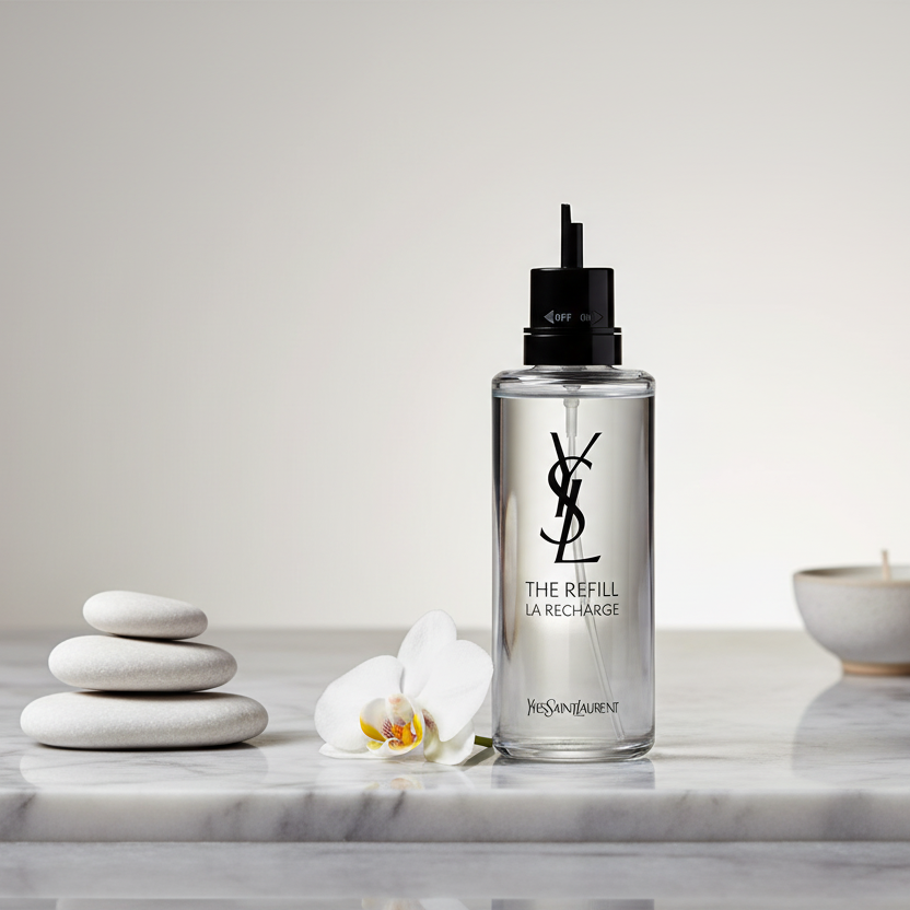 Bonherre mağazasından Yves Saint Laurent MYSLF, sürdürülebilir lüks erkek parfümü.