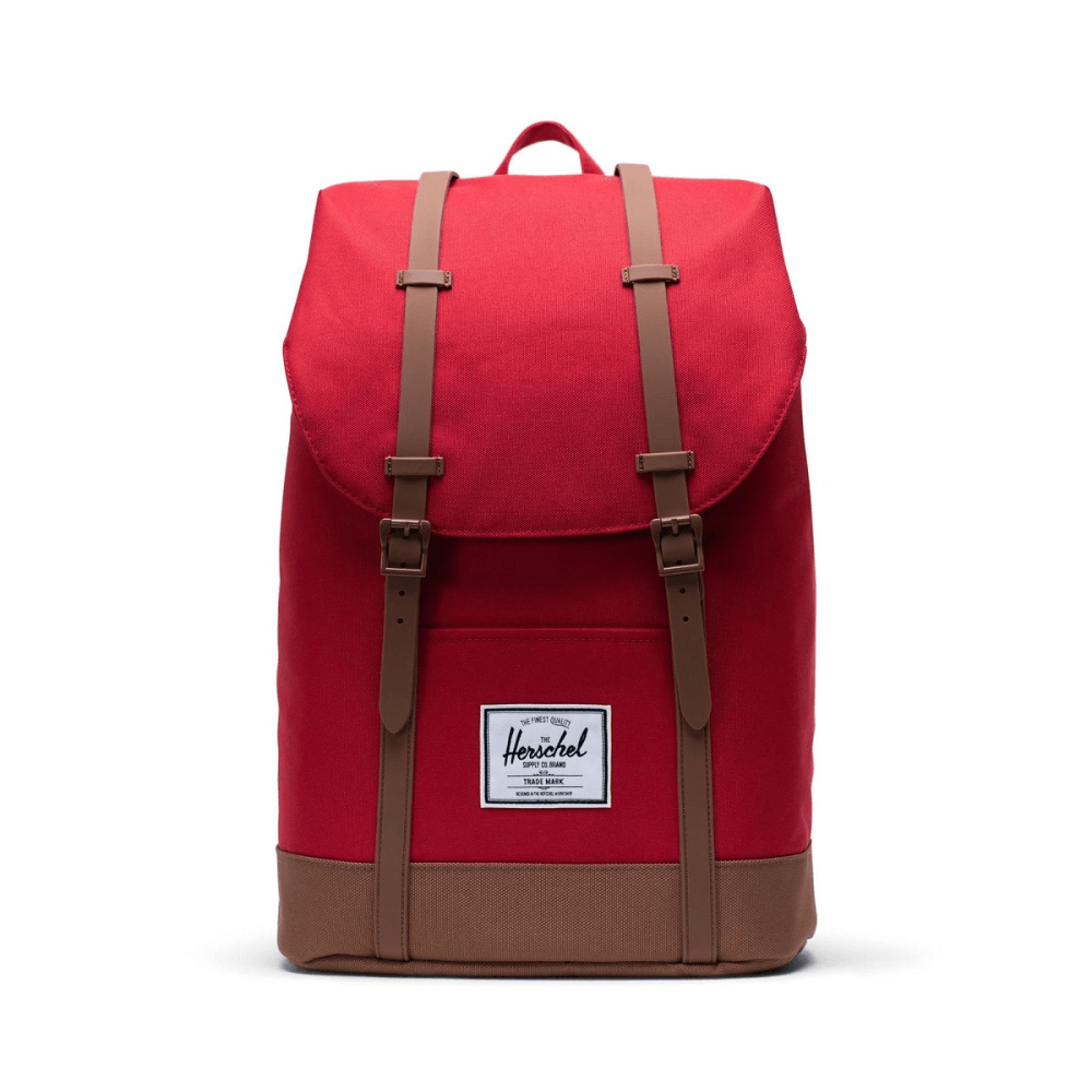 Sırt Çantası - Red/Saddle Brown - Bonherre