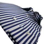 Riviera Di Perla Lacivert Beyaz Gömlek - Bonherre