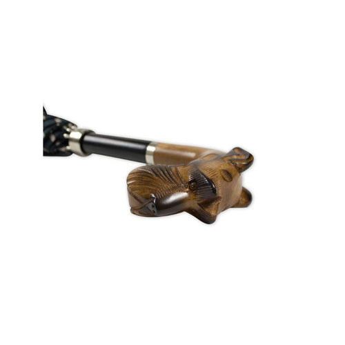 Pasotti Umbrella - Bruce 5 N49 Schnauzer Legno Şemsiye - Bonherre