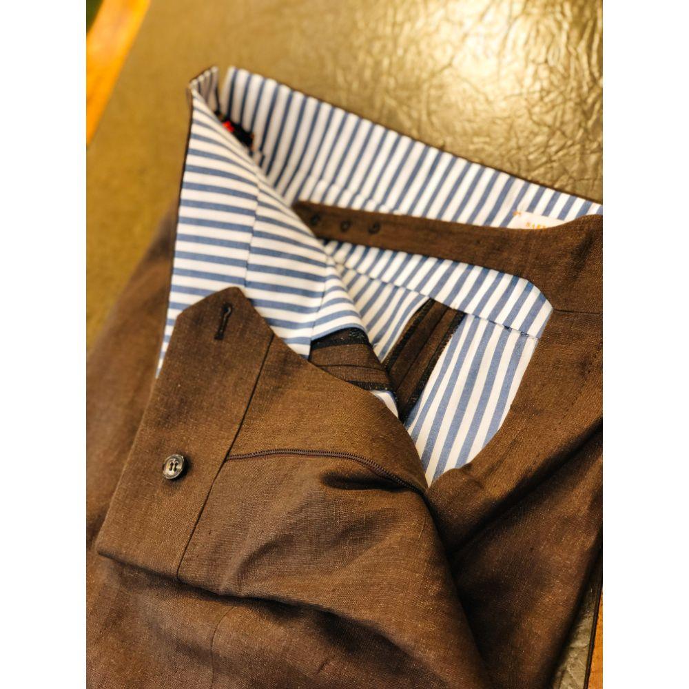 Albert Brown Keten Şort - Bonherre