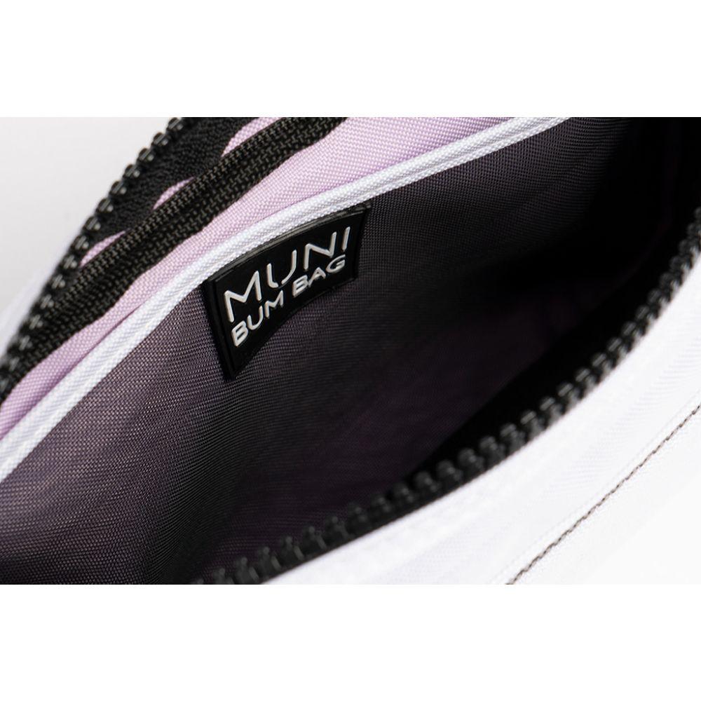 Beyaz BumBag - Çift Gözlü Bel Çantası - Bonherre