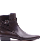 Bela Stacked Heel Bot - Acı Kahve - Bonherre