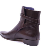 Bela Stacked Heel Bot - Acı Kahve - Bonherre