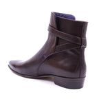 Bela Stacked Heel Bot - Acı Kahve - Bonherre