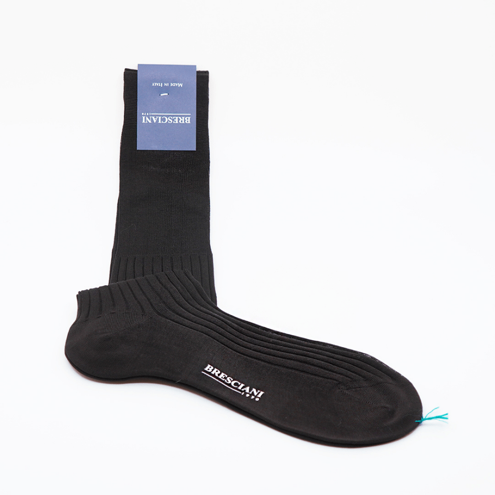 Diz Altı Çorap - Organik Mısır Pamuğu - Kahverengi - Bonherre