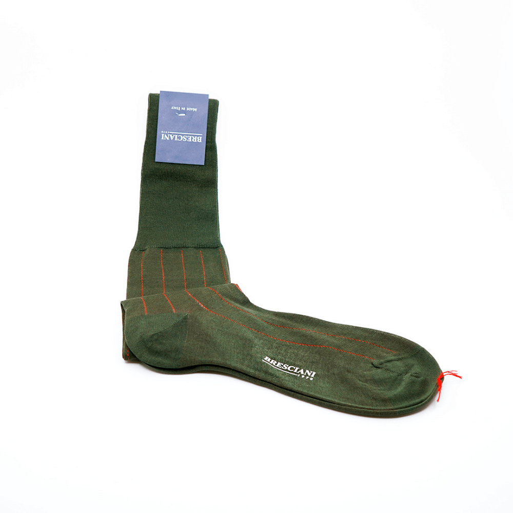 Diz Altı Çorap - Organik Mısır Pamuğu - Haki - Bonherre