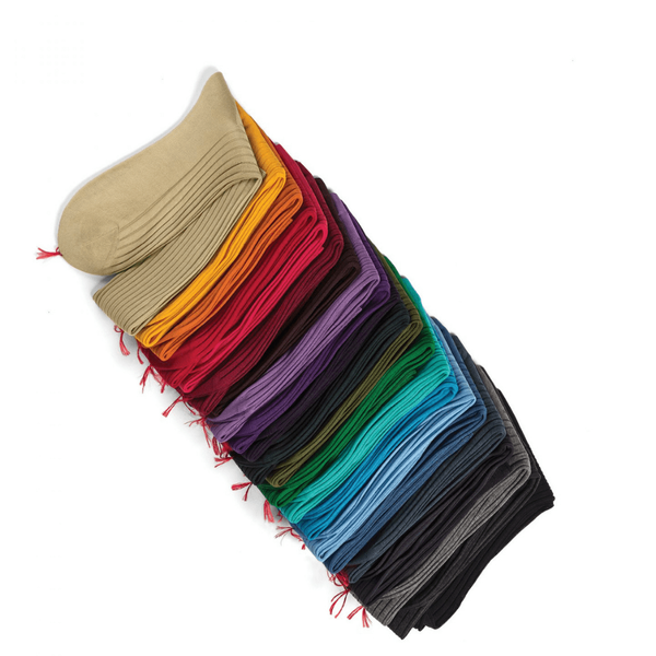 Diz Altı Çorap - Organik Mısır Pamuğu - Bordo