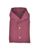 Cenova Pike Pamuk Polo Kesim Bordo Gömlek - Bonherre