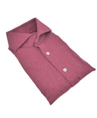 Cenova Pike Pamuk Polo Kesim Bordo Gömlek - Bonherre