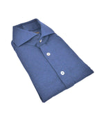 Cenova Pike Pamuk Polo Kesim Lacivert Gömlek - Bonherre