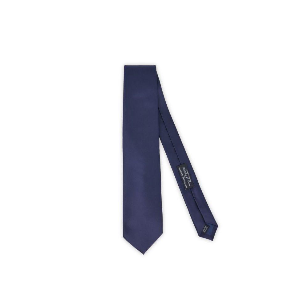 Holliday & Brown İpek Kravat - Koyu Lacivert - Bonherre