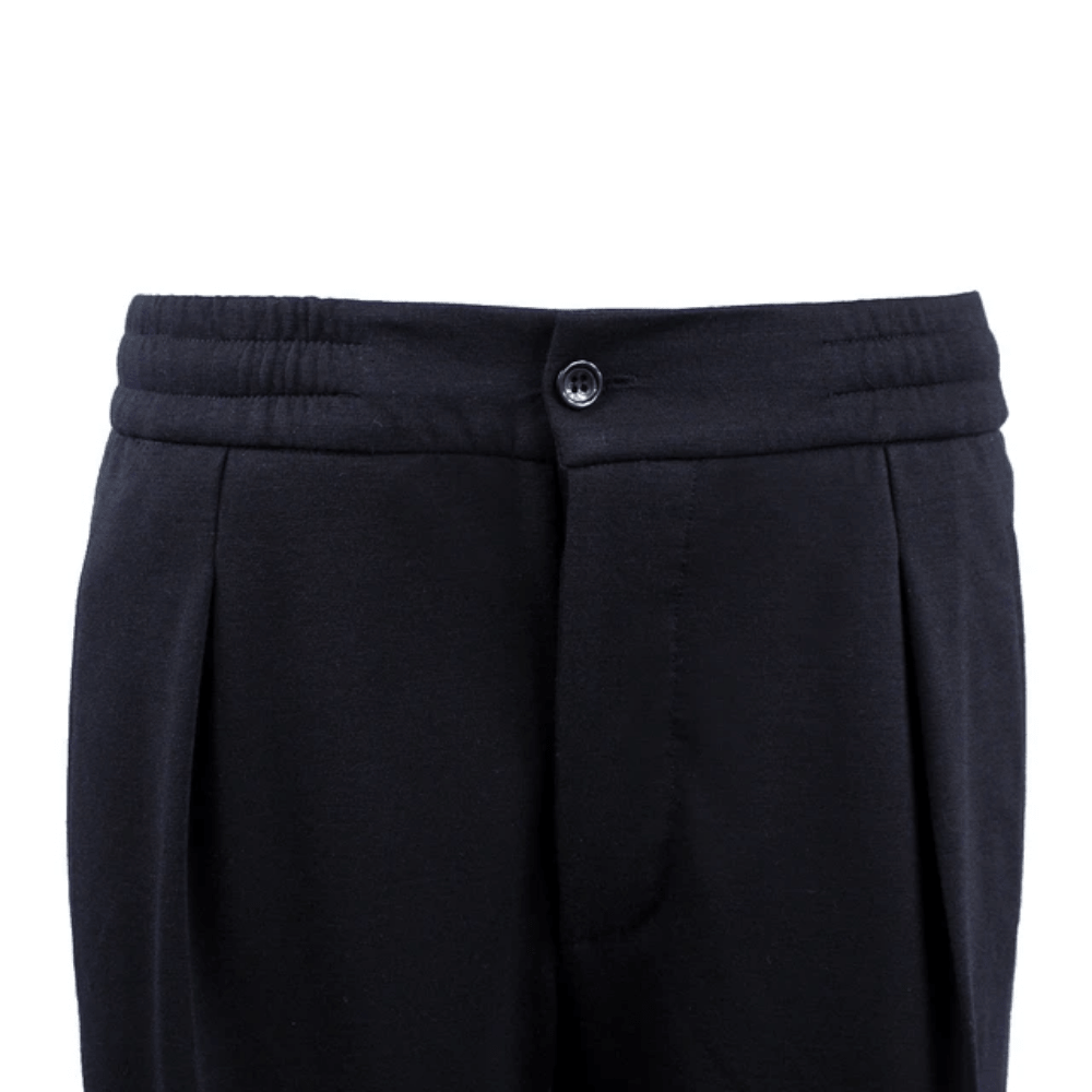 Jogging In Sardinia Lacivert Beli Lastikli Pantolon - Bonherre