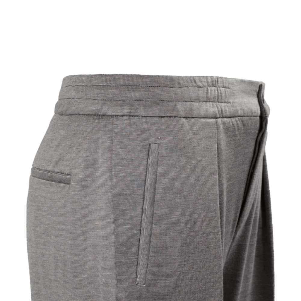 Jogging In Sardinia Açık Gri Beli Lastikli Pantolon - Bonherre