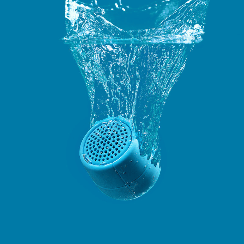 Mino X Suya Dayanıklı Bluetooth Hoparlör - Açık Mavi - Bonherre