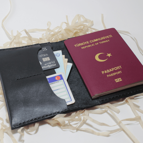 Deri Pasaportluk Cüzdan - Bonherre