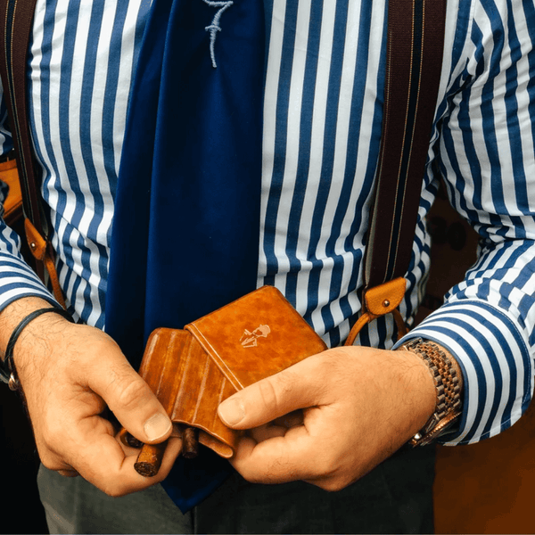 Yarım Toscano Puro Kılıfı - Briar Konyak - Bonherre