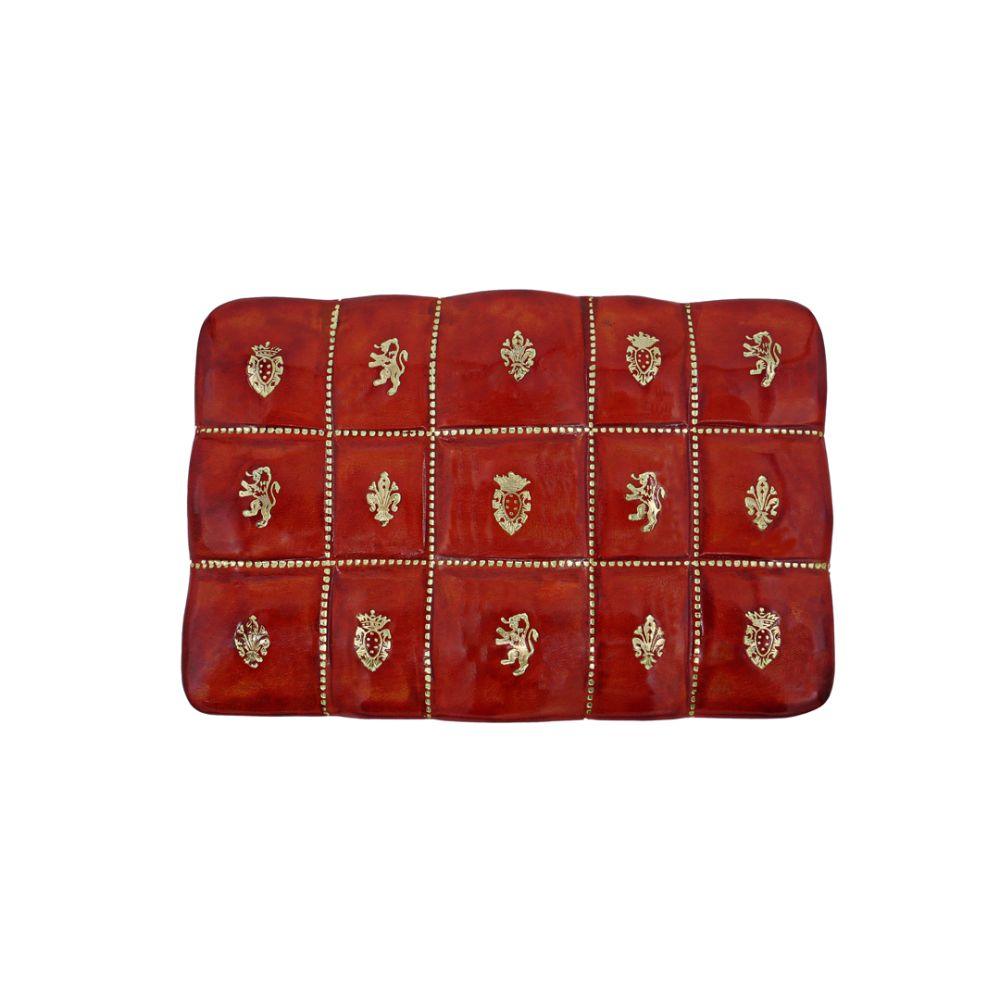 Deri Aksesuar Kutusu - Turuncu - Bonherre