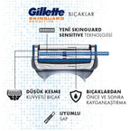 Gillette Skinguard Sensitive Yedek Tıraş Bıçağı 4'lü - Bonherre