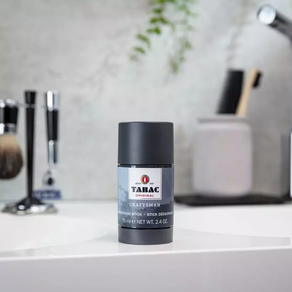 Bonherre mağazasından Tabac Original Craftsman, greyfurt ve tonka fasulyesi notalı 24 saat etkili 75 ml lüks erkek stick deodorant.