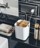 Zen Diş Fırçalık - Beyaz - Bonherre