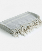 Bal Koltuk Şalı - Açık Gri - Bonherre