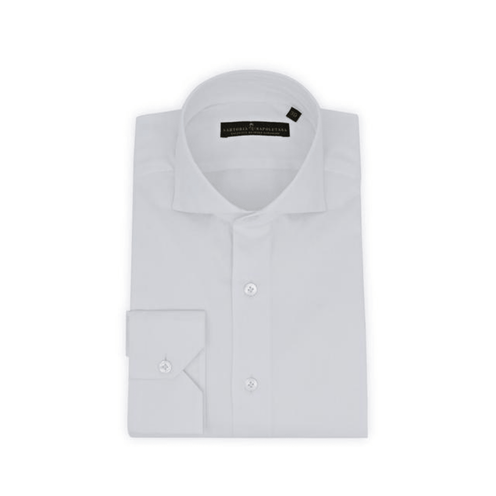 Ufficio Bianco Klasik Beyaz Gömlek - Bonherre