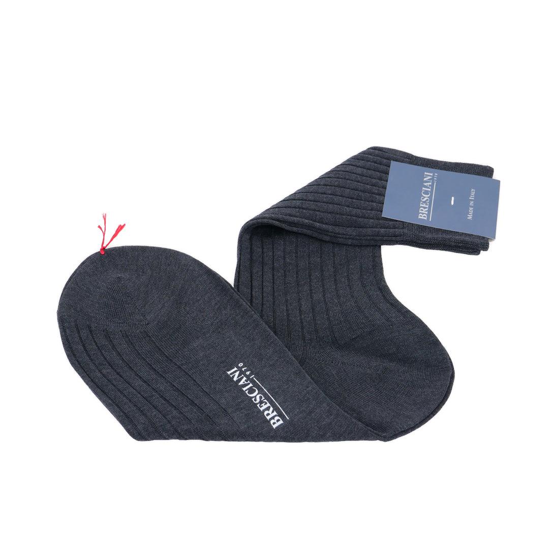 Orta Konç Çorap - Organik Mısır Pamuğu - Gri - Bonherre