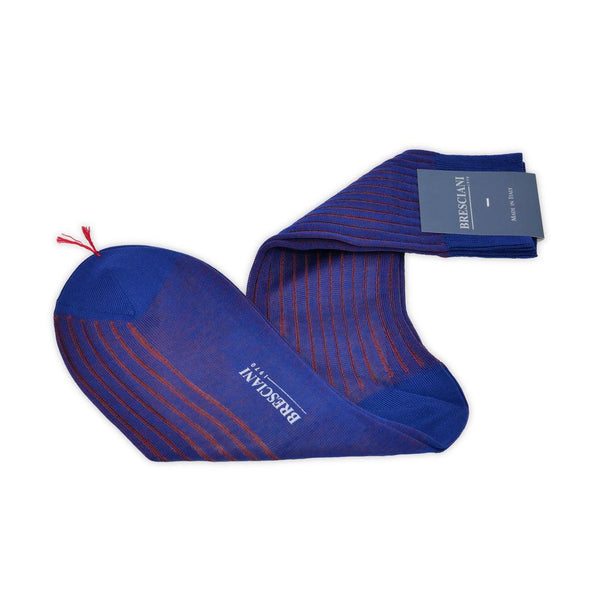 Orta Konç Çorap - Organik Mısır Pamuğu - Mavi