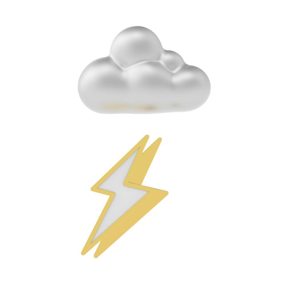 Bulut & Şimşek Broş Seti - Bonherre