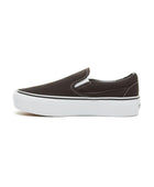 Classic Slip-On Platform Kadın Siyah Sneaker - Bonherre