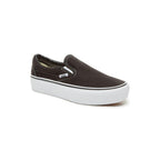 Classic Slip-On Platform Kadın Siyah Sneaker - Bonherre