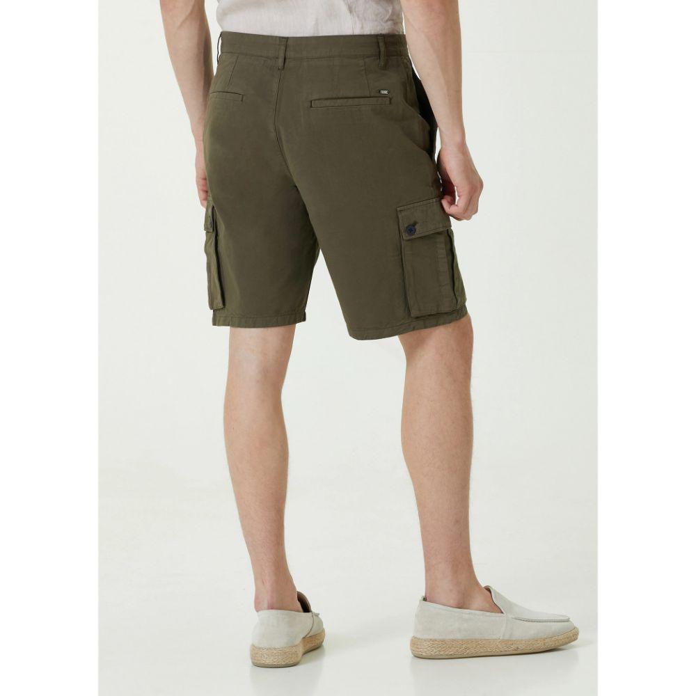 Haki Kargo Bermuda Şort - Bonherre