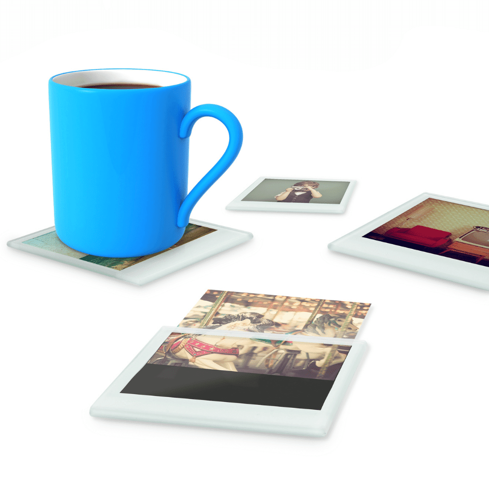 Instant Fotoğraflı Bardak Altlığı - Bonherre