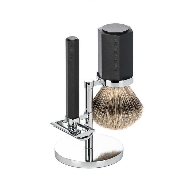 MÜHLE Tıraş Seti - S 091 M HXG GRAPHITE - Bonherre