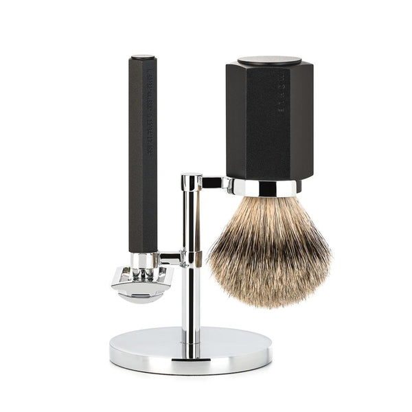 MÜHLE Tıraş Seti - S 091 M HXG GRAPHITE - Bonherre