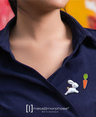 Havuç & Tavşan Broş Seti - Bonherre