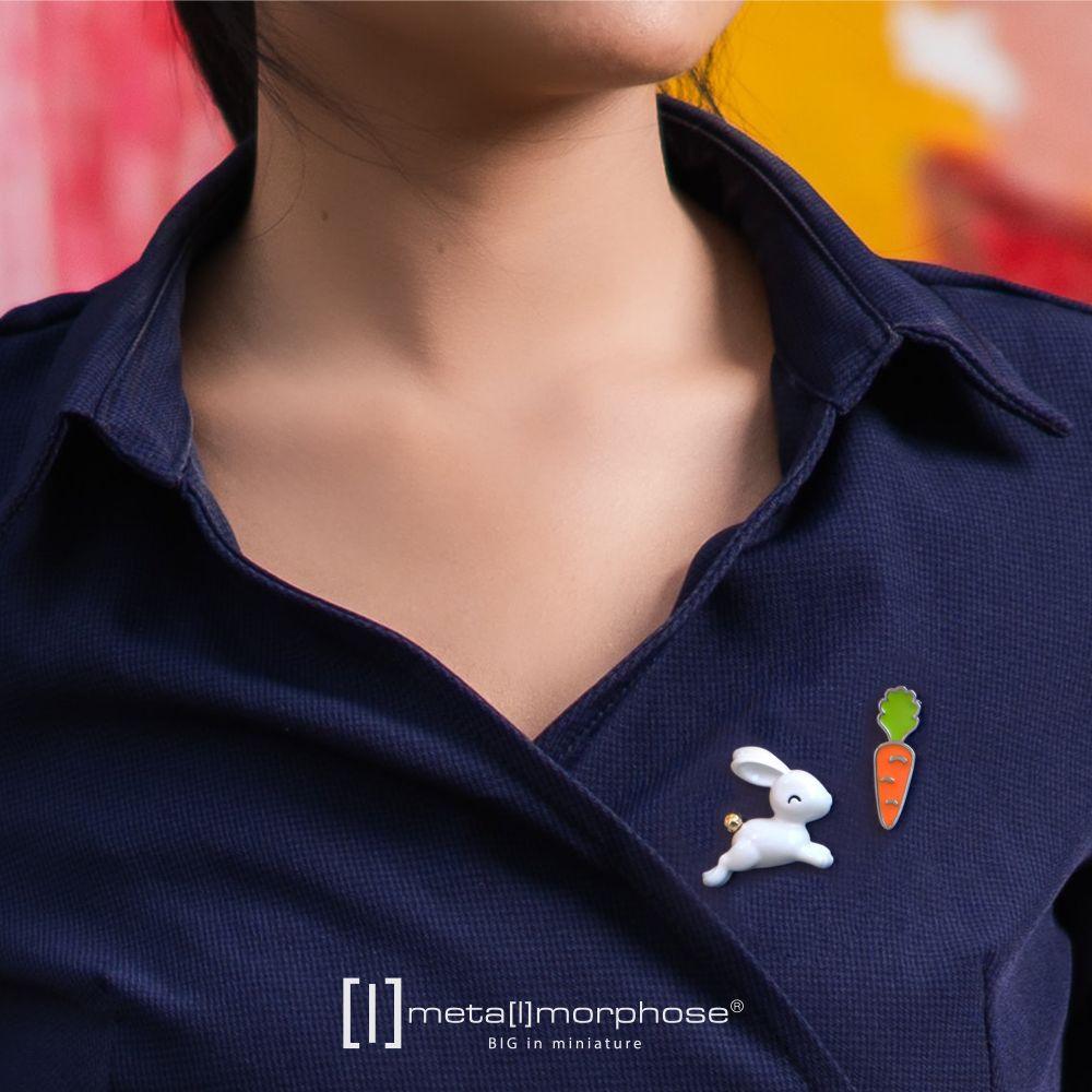 Havuç & Tavşan Broş Seti - Bonherre