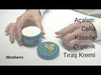 Bonherre mağazasından Cella Milano Aloe Vera Özlü Organik Tıraş Kremi, çevre dostu ve lüks erkek bakım ürünü.